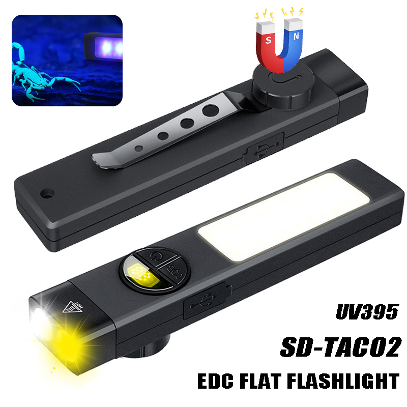 COB+LED Multifunctional Flashl - Outdoor Lighting Black recension och pris