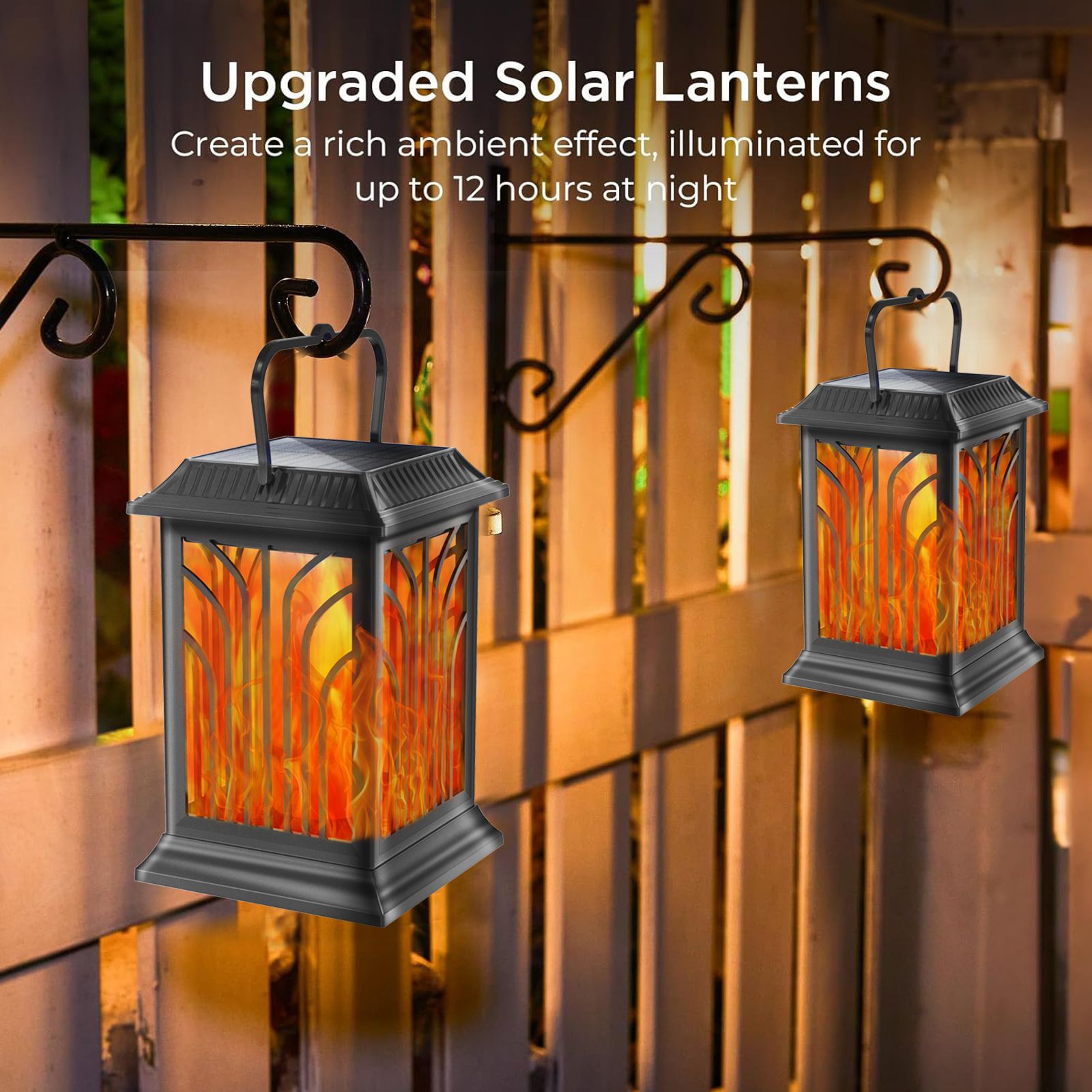 LED solar flame vertical strip - Outdoor Lighting And Landscape recension och pris