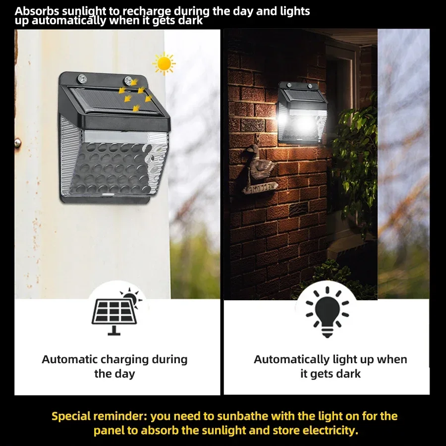 LED Solar Light PIR Motion Sen - Outdoor Lighting Waterproof recension och pris
