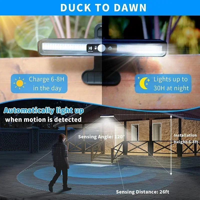 Clip On Solar Motion Lights Ou - Outdoor Lighting Waterproof recension och pris