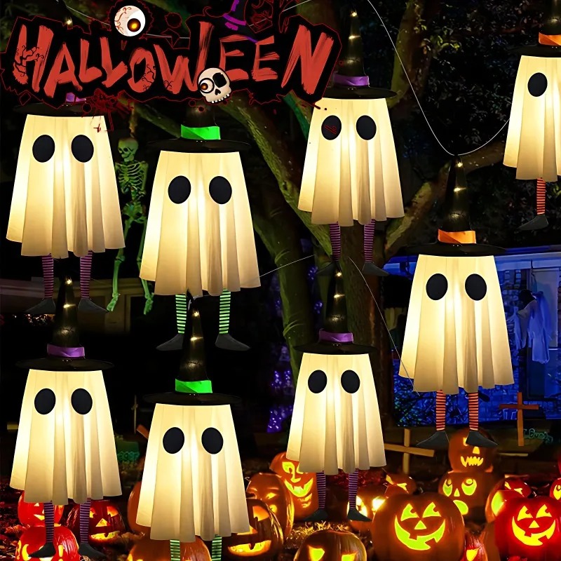 Halloween Hanging Ghost Decora - Outdoor Lighting Effects recension och pris