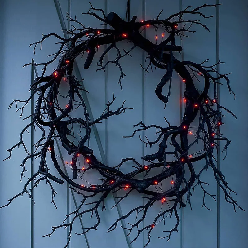 Halloween Decoration Wreath De - Outdoor Lighting Effects recension och pris