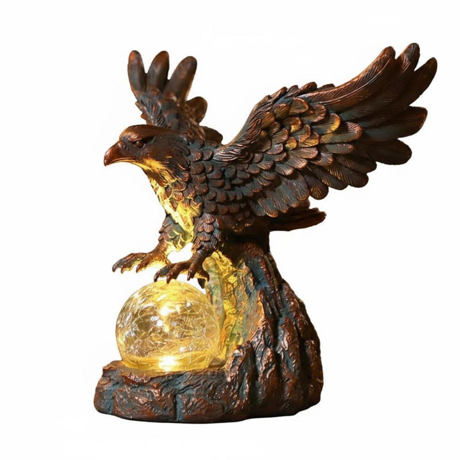 Solar Eagle Statue Light Water - Outdoor Lighting Pathway recension och pris