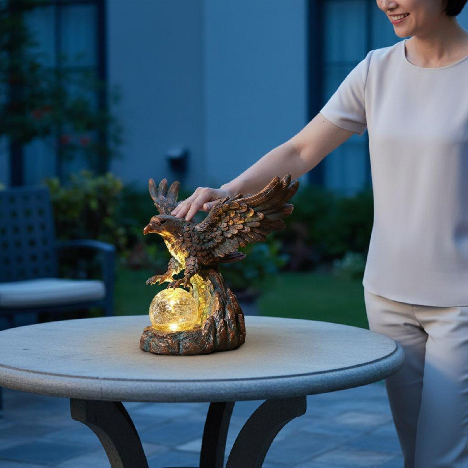 Solar Eagle Statue Light Water - Outdoor Lighting Pathway recension och pris