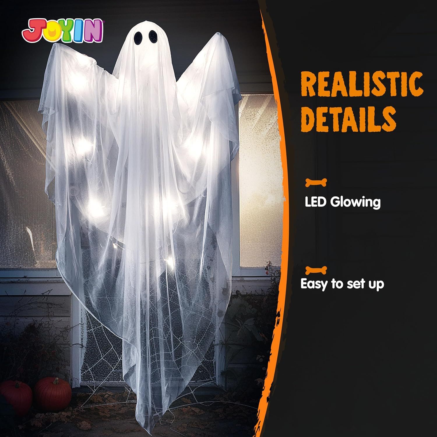 Halloween Hanging Light up Gho - Outdoor Lighting Effects recension och pris