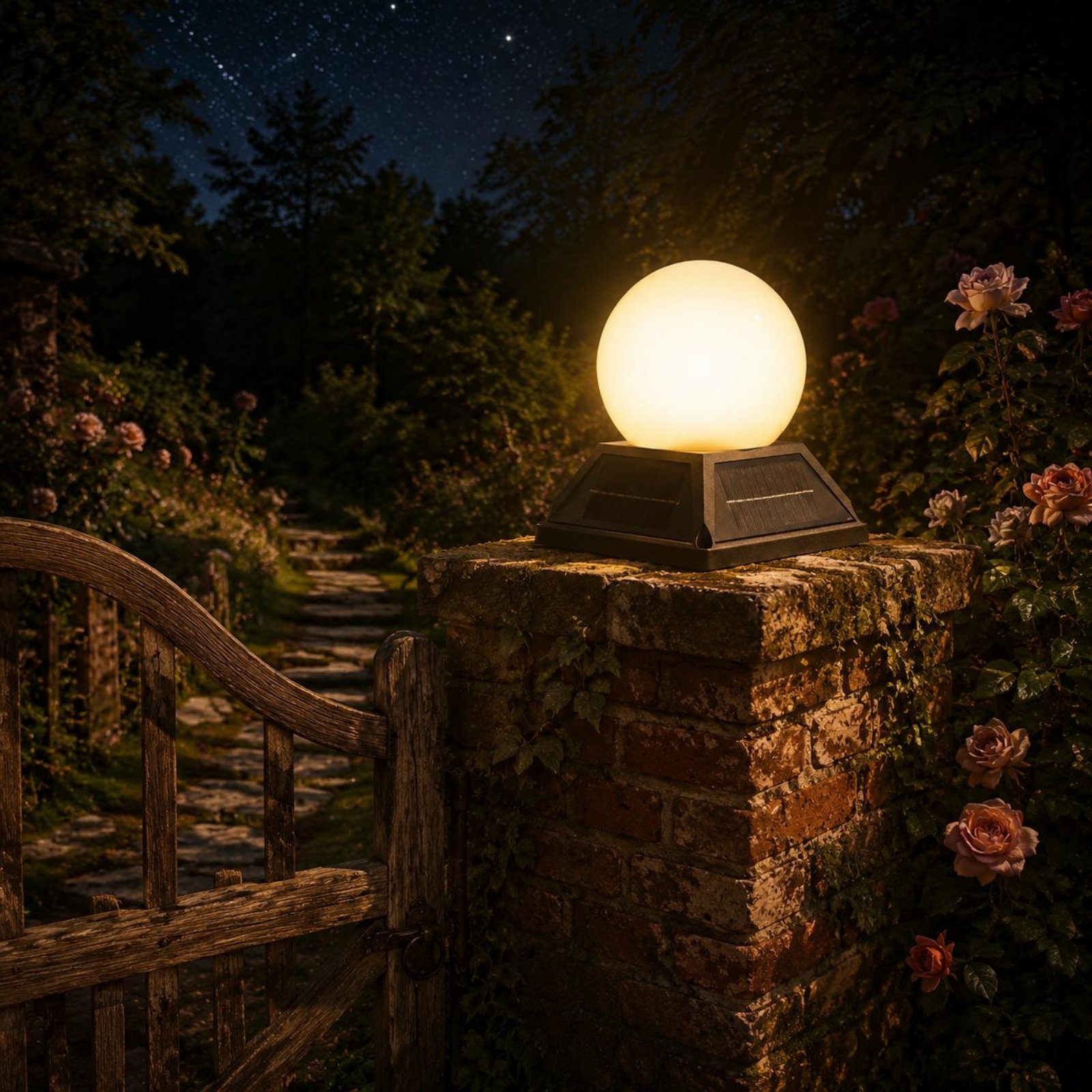 Solar Post Cap Light Wireless  - Outdoor Lighting Wireless recension och pris