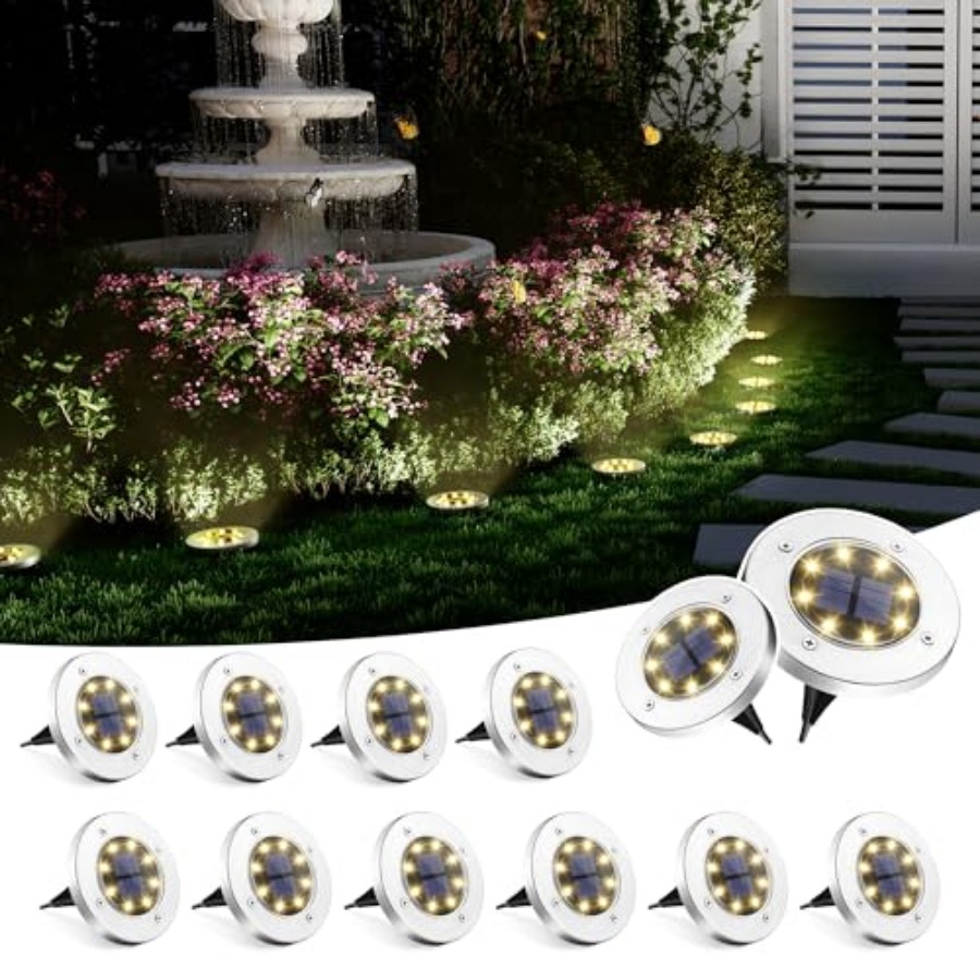 Solar Ground Lights Solar Ligh - Outdoor Lighting Waterproof recension och pris