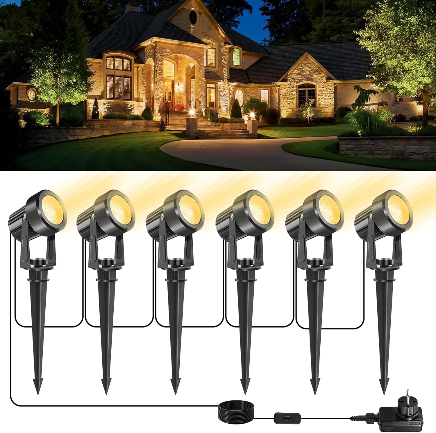 3000K Outdoor Spotlight Garden - Outdoor Lighting Uk recension och pris