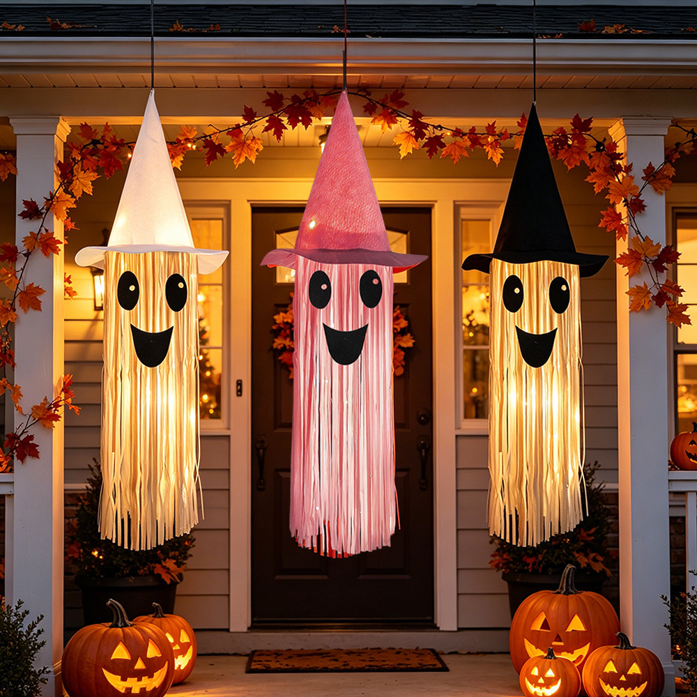 Halloween Glowing Witch Hat Gh - Outdoor Lighting Effects recension och pris