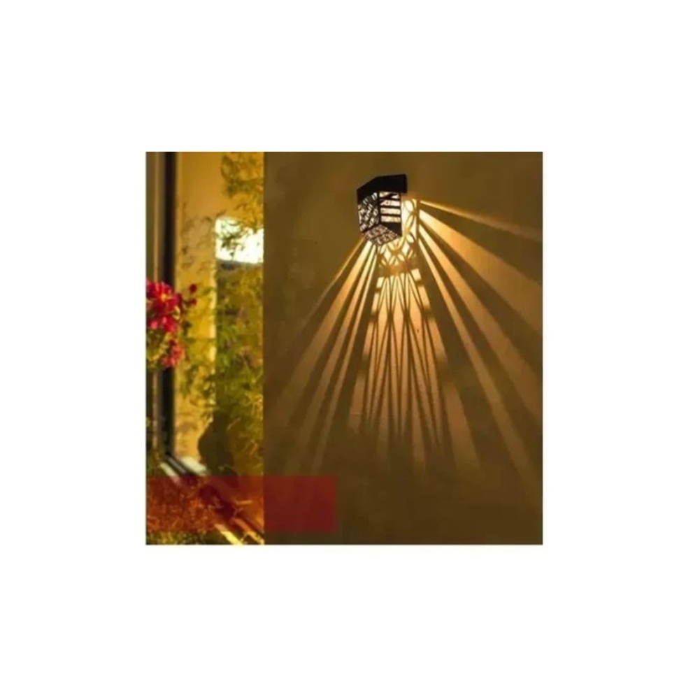 Solar Powered LED Garden Fence - Outdoor Lighting Pathway recension och pris